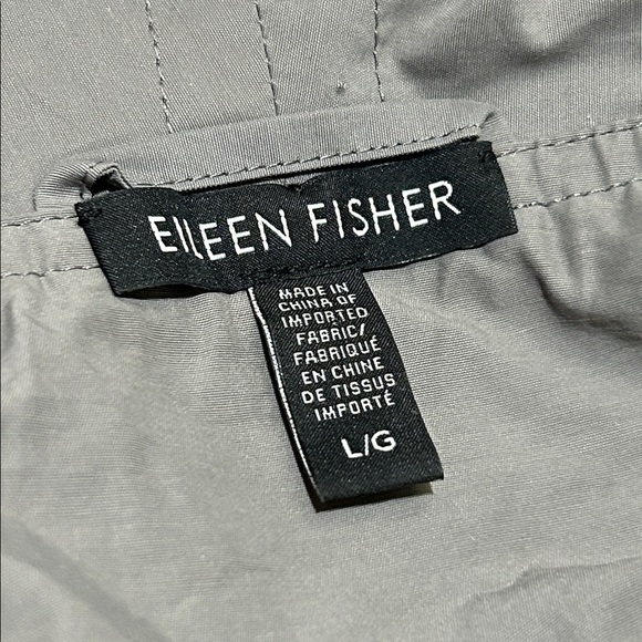 Eileen Fisher Reversible Hooded Jacket Raincoat - Picture 9 of 10